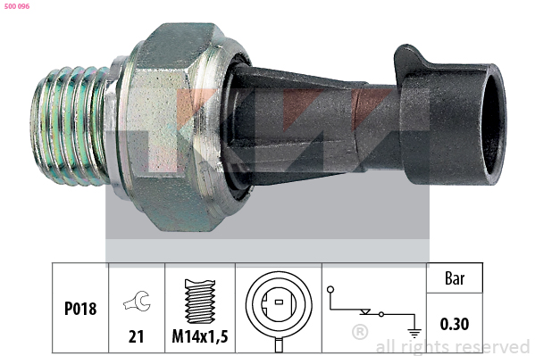 Senzor presiune ulei 500 096 KW